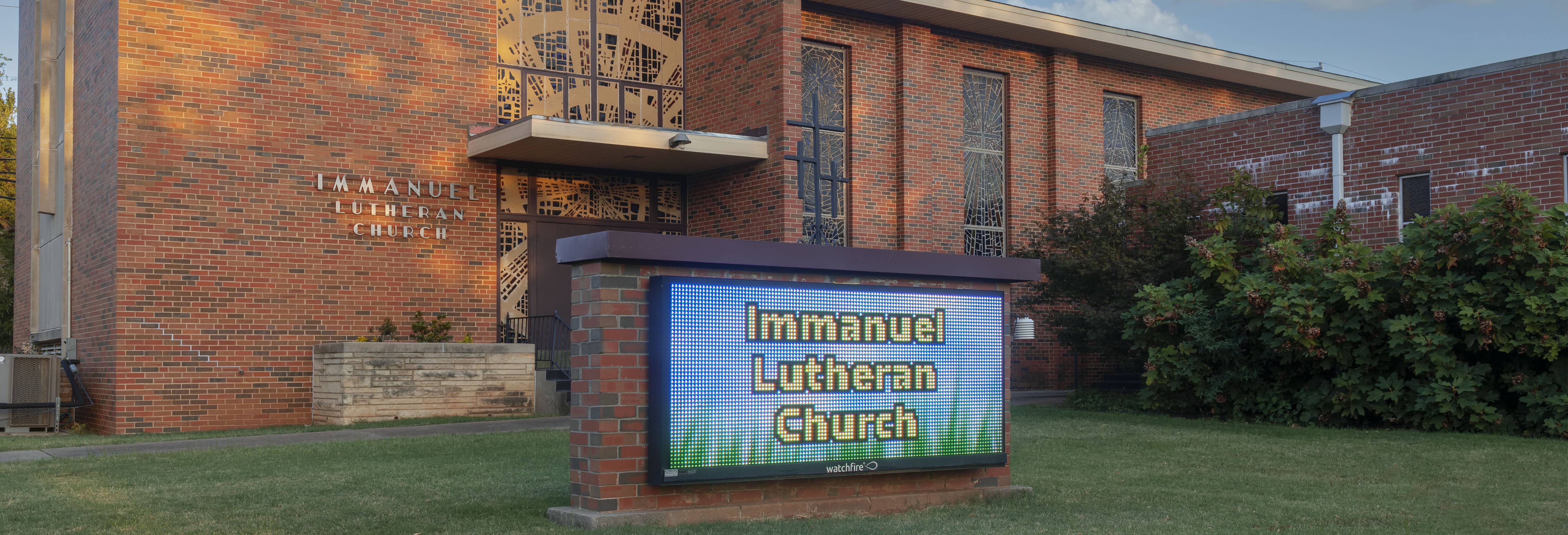 Exterior of Immanuel Lutheran